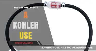 Kohler Engine Fuel Line Size Guide: Finding the Right Fit