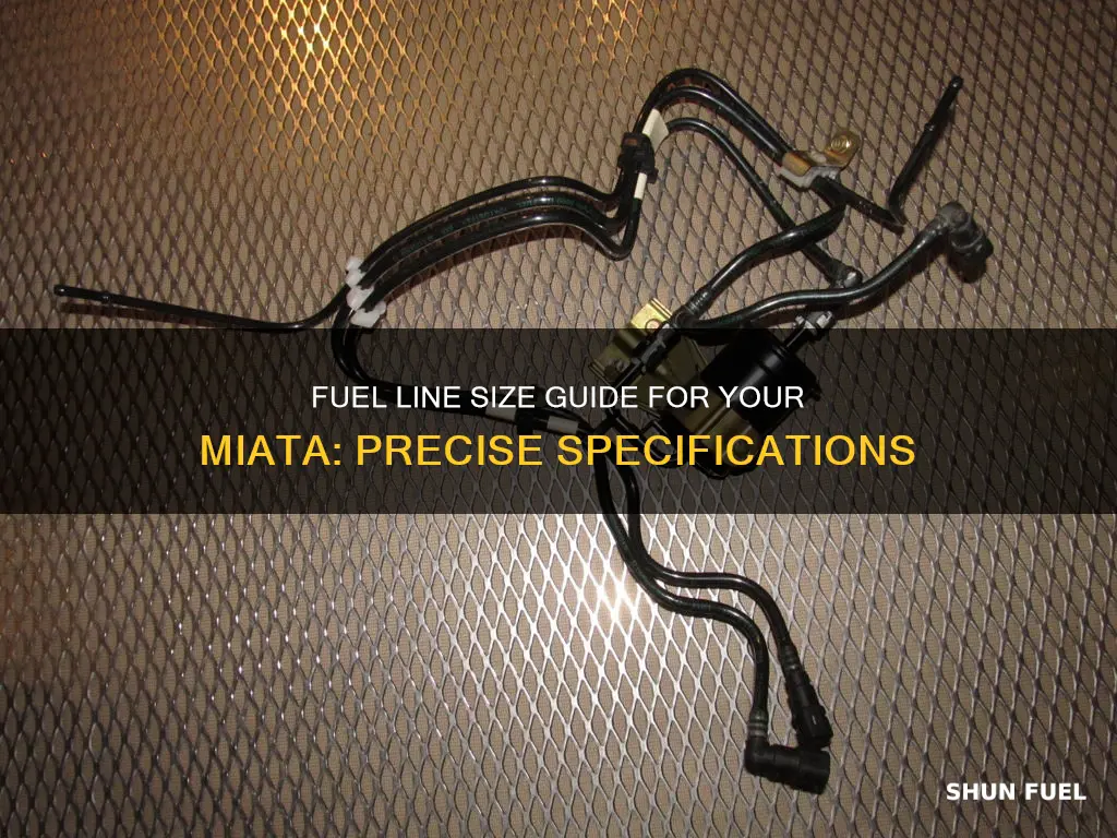 what size fuel line does a miata use
