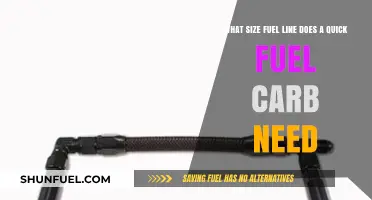 Quick Fuel Carb Fuel Line Sizing Guide