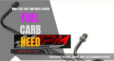 Fuel Line Size: Quick Fuel Carb Requirements
