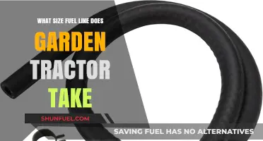 Garden Tractor Fuel Line Sizes: A Comprehensive Guide