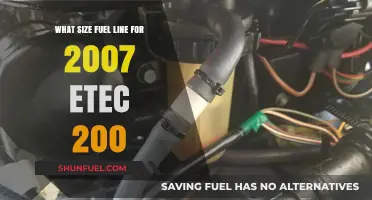 Etec 200 Fuel Line Size: Expert Guide for 2007 Model