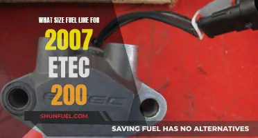 Fuel Line Size for 2007 E-TEC 200: What You Need to Know