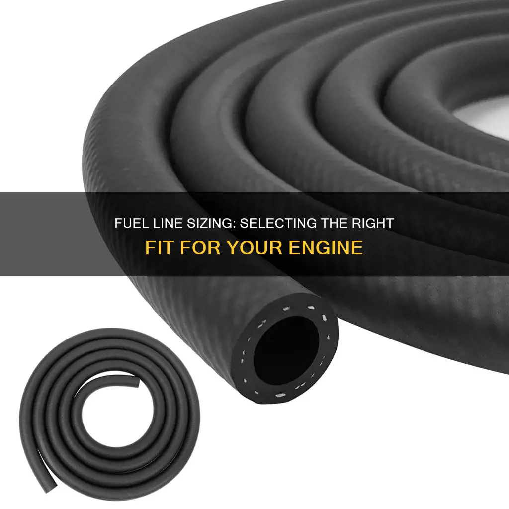 what size fuel line for 3 8 id