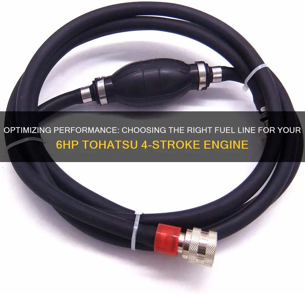 what size fuel line for 6hp tohtsu 4 stroke