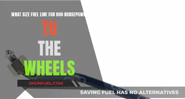 Fuel Line Requirements for 800-Horsepower Vehicles