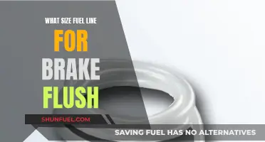 Fuel Line Size for Effective Brake Flush