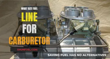 Fuel Line Size: Carburetor Performance and Efficiency
