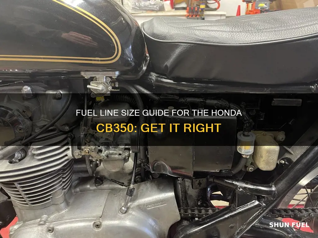 what size fuel line for cb350
