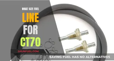 Fuel Line Size for CT70: Choosing the Right Fit
