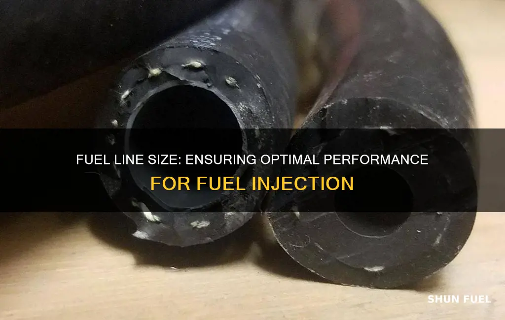what size fuel line for fuel injection