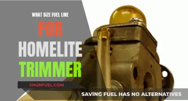 Fuel Line Size Guide for Homelite Trimmers: The Right Fit