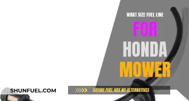 Fuel Line Size Guide for Honda Mower Maintenance