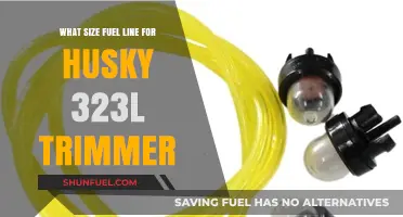 Fuel Line Size Guide: Husky 323L Trimmer