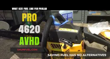 Poulan Pro 4620 AVHD Fuel Line Size: Expert Guide