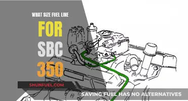 Fuel Line Size for SBC 350: Choosing the Right Fit