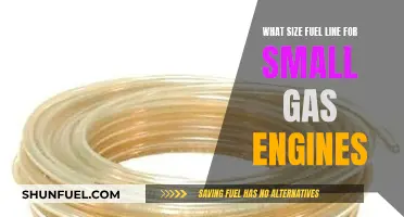 Fuel Line Size Guide for Small Gas Engines