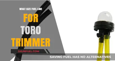 Toro Trimmer Fuel Line Sizing: A Comprehensive Guide