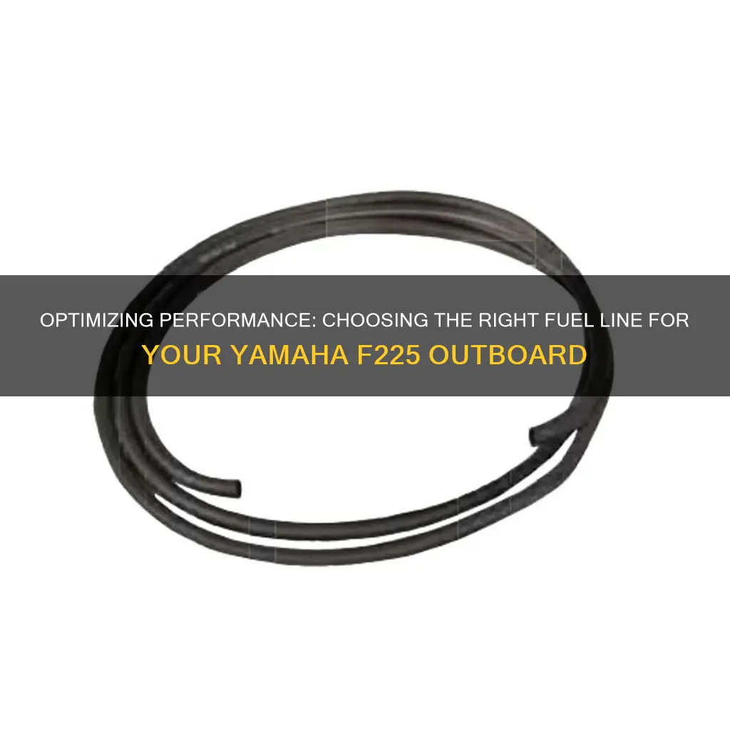 what size fuel line for yamaha f225 outboard