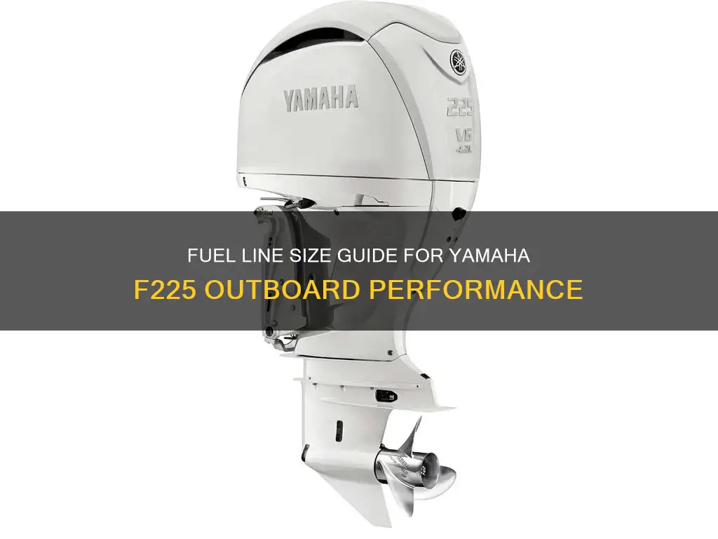 what size fuel line for yamaha f225 outboard