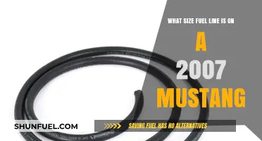 2007 Mustang Fuel Line: Size and Compatibility Guide