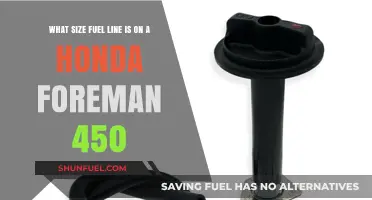 Honda Foreman 450 Fuel Line: Size and Compatibility Guide