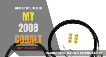 Fuel Line Size for 2008 Cobalt: What You Need to Know