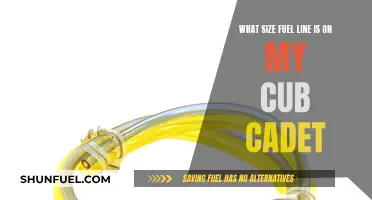 Fuel Line Size Guide for Your Cub Cadet