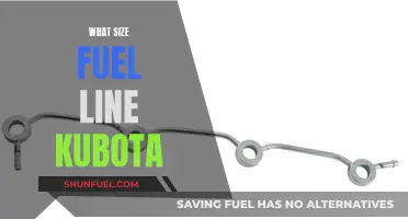 Fuel Line Size for Kubota: What You Need to Know