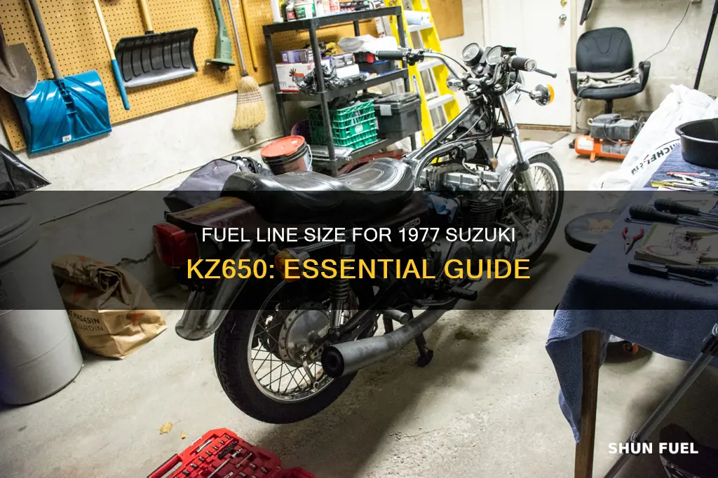 what size fuel line on 1977 kz650