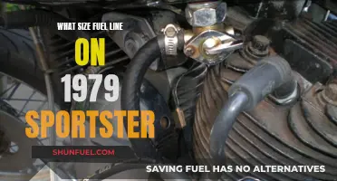 Fuel Line Size Guide for 1979 Sportster Models