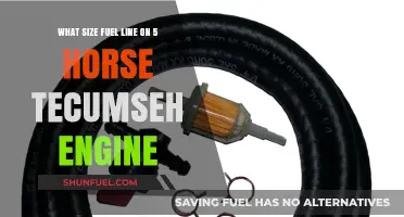 Optimal Fuel Line Size for 5-Horse Tecumseh Engine