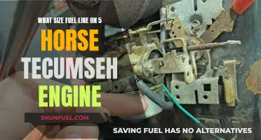 Tecumseh Engine Fuel Line Size: The Definitive Guide