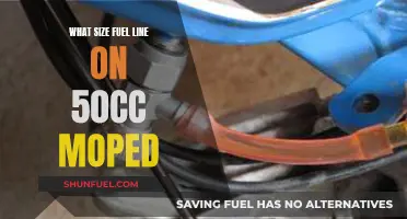 Fuel Line Size Guide for 50cc Mopeds