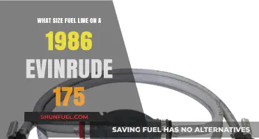 Evinrude 175 Fuel Line: Size Guide for 1986 Model