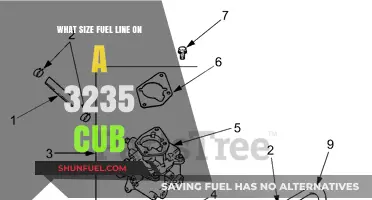 Cub 3235 Fuel Line Size: Expert Guide