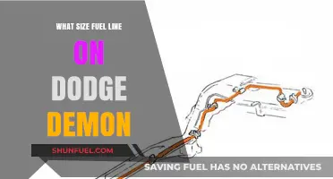 Dodge Demon Fuel Line: Size Matters for Optimal Performance