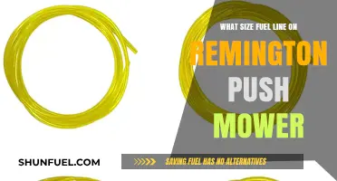 Remington Mower Fuel Line Sizing: A Guide to Choosing the Right Size