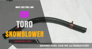 Toro Snowblower Fuel Line Sizes: A Comprehensive Guide