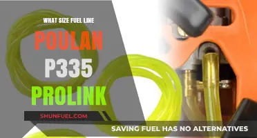 Poulan Prolink P335 Fuel Line Size: Essential Guide for Optimal Performance