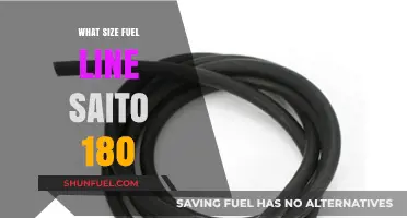 Saito 180 Fuel Line: Size Guide for Optimal Performance