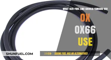 Perfect Fuel Line Size for Yamaha 150 Ox Ox66