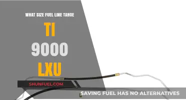 Understanding Fuel Line Sizes for Tahoe Ti 9000 Lxu Models