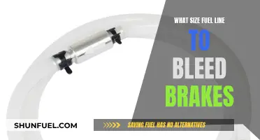 Fuel Line Sizing for Effective Brake Bleeding
