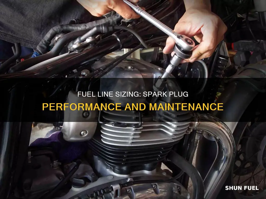 what size fuel line to get for spark plug