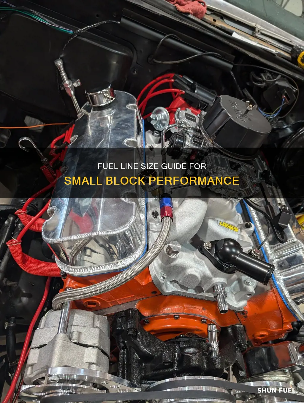 what size fuel line to use for a small block