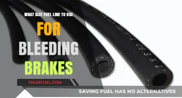 Choosing the Right Fuel Line Size for Effective Brake Bleeding