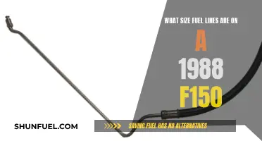 Fuel Line Size Guide for 1988 F150 Trucks