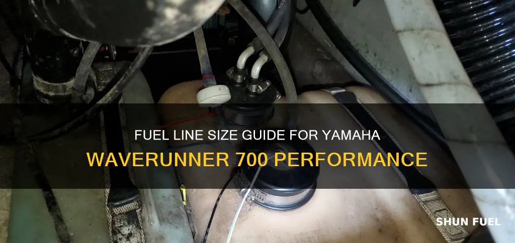what size fuel lines for a yamaha waverunner 700