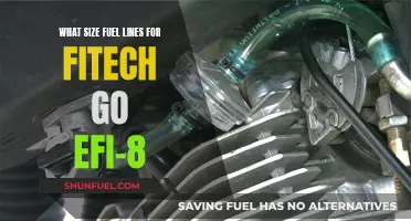 Fuel Line Size for Fitech Go EFI-8 Explained